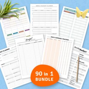 Budget Planner Templates Bundle (90 in 1)