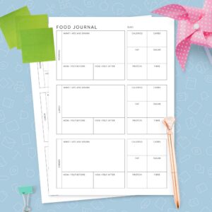 Food Journal Template